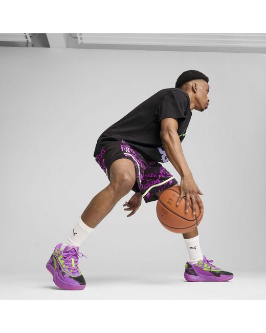 PUMA Purple Scoot Zeros Ii Lab Basketball Trainers for men