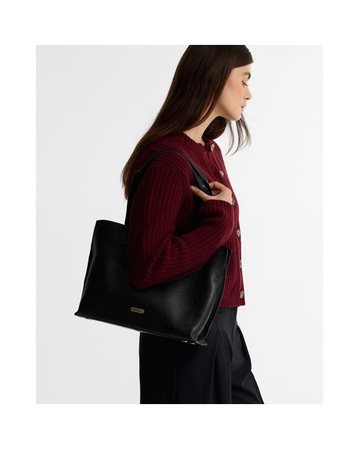 Barbour Blue Alder Leather Tote Bag