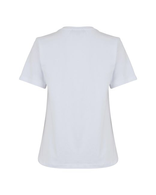 Biba White Logo T-Shirt