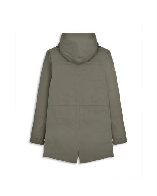 Lambretta Green Shower Resistant Parka for men