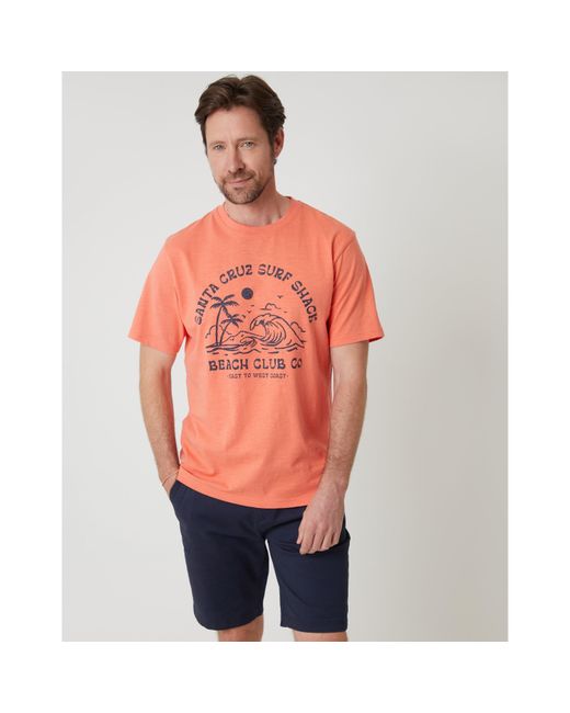 Saltwell Orange Portrush Regular Fit T-Shirt for men