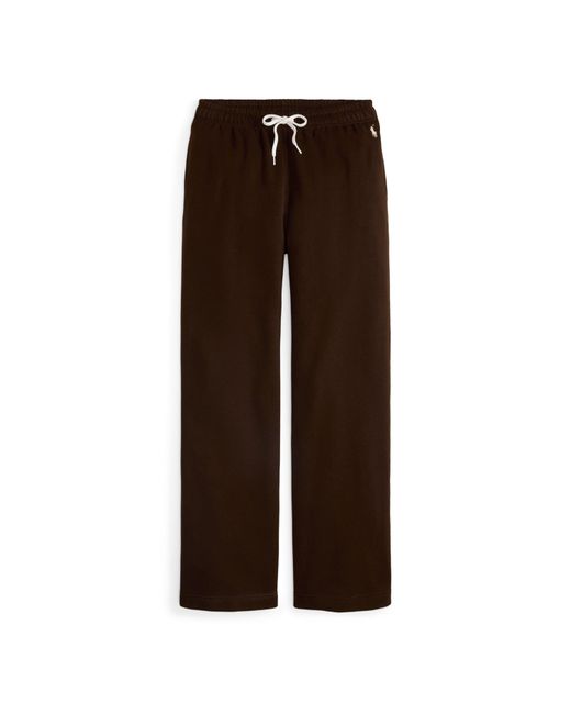 Polo Ralph Lauren Brown Wide Open Hem Fleece Joggers