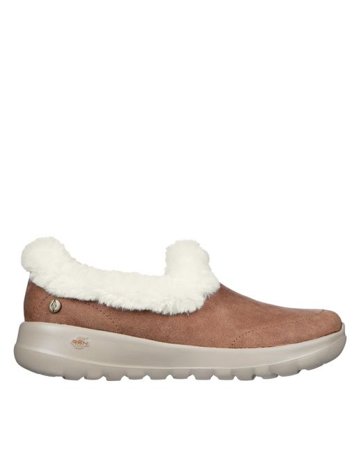 Skechers Brown Slip On Trainers