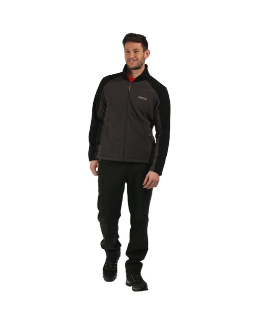 Regatta Gray Hedman Ii Full Zip Fleece Jacket for men