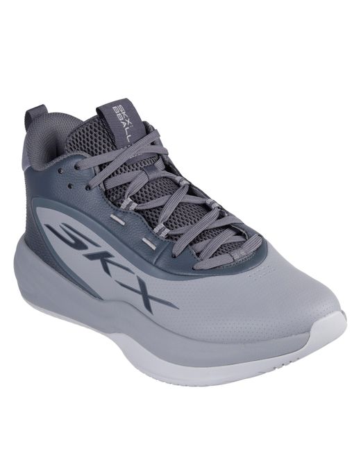 Skechers Blue S League Low Top Basketball Grey 16 for men