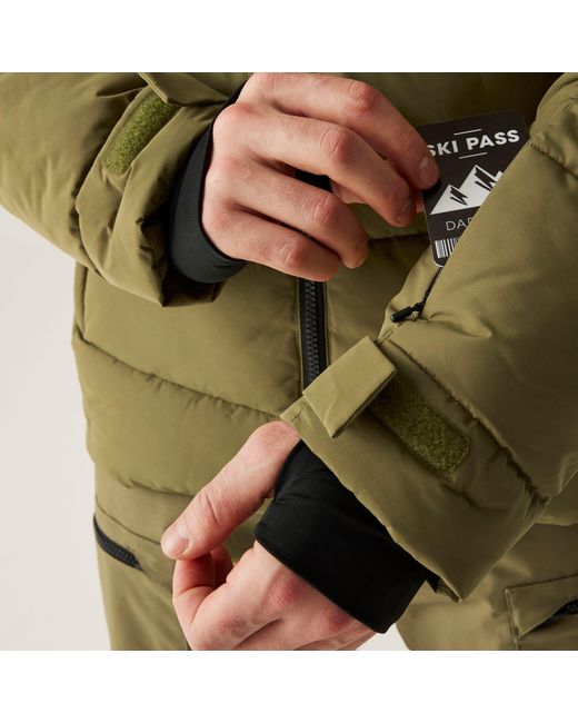 Dare 2b Green Camber Ii Insulated Waterproof Jacket for men