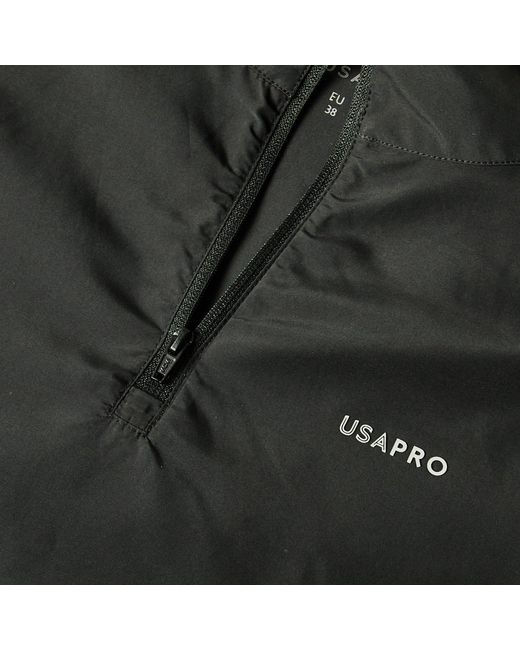 Usa Pro Black Performance Tracksuit Top