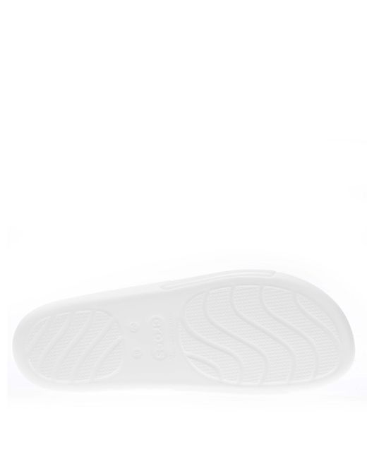 CROCSTM White Glossy Slides Sandals
