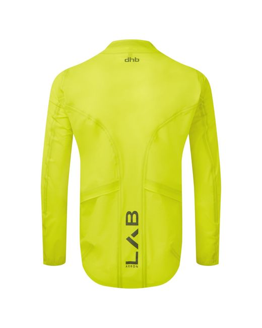 Dhb Yellow Ultralight Waterproof 2.0 Event Performance Cycling Jacket for men