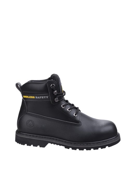 Amblers Safety Black Fs9 Goodyear Welted Safety Boot for men