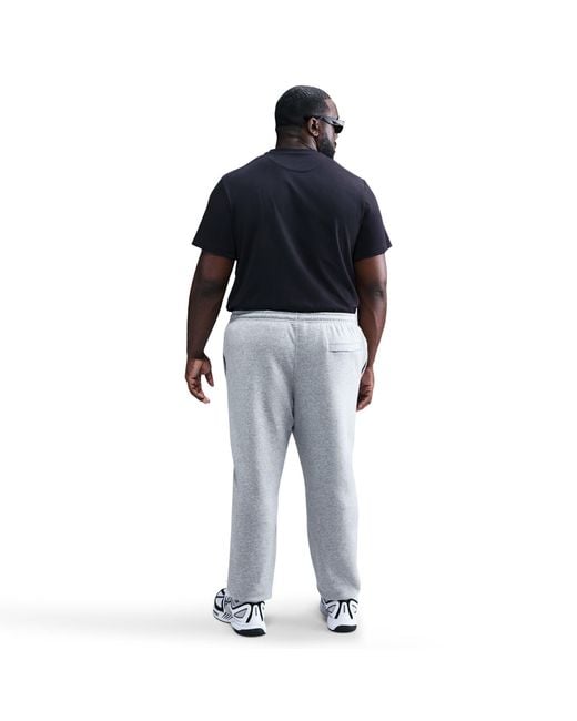 Nike Gray Sportswear Club Fleece Jogging Pants for men