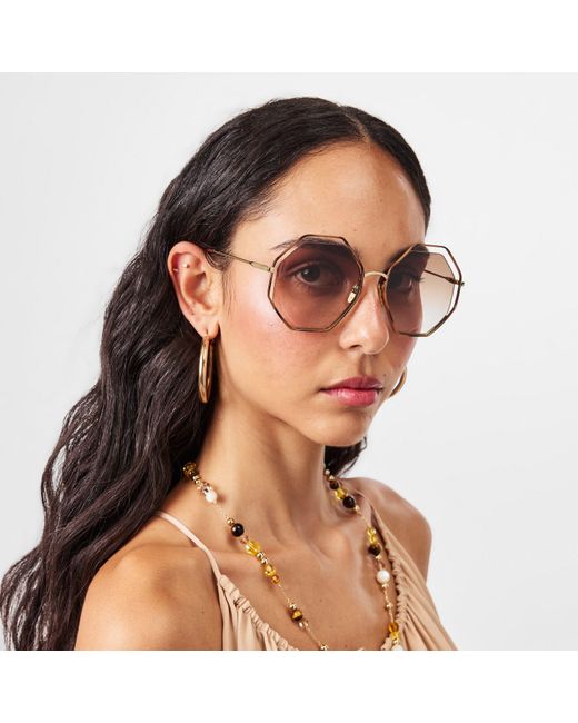 Chloé Multicolor Poppy Petite Sunglasses