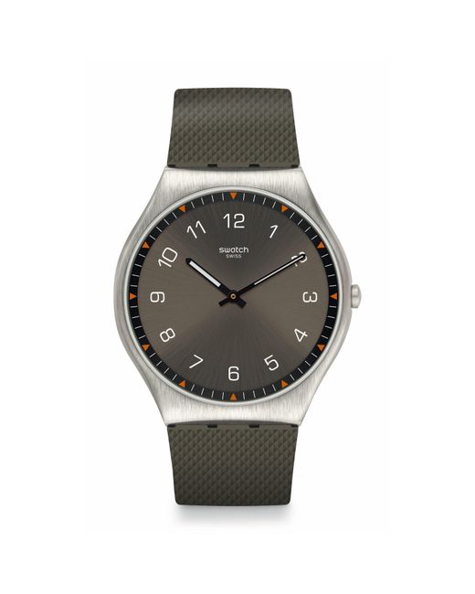 Swatch Metallic Skin Irony Slim Quartz Analogue Watch