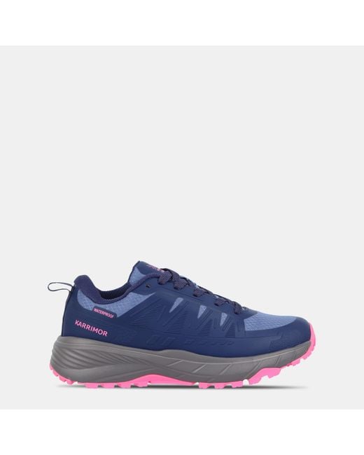 Karrimor Blue Caracal Waterproof Trainers Ladies