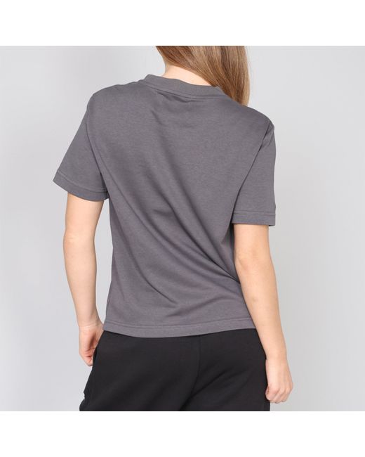 Blank Essentials Gray Tokyo Cotton Short Sleeve Oversized Fit T-Shirt