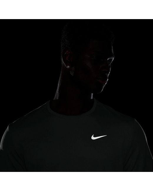 Nike Green Miler Running Top for men