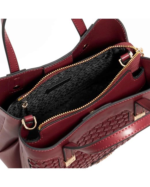 Dune Red Deavie Top Handle Bag
