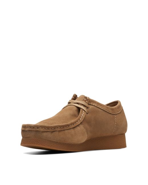 Clarks Brown Wallabee Moc Toe Formal Shoes for men
