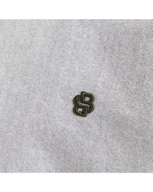 Boss Gray Long Sleeve Shirt for men