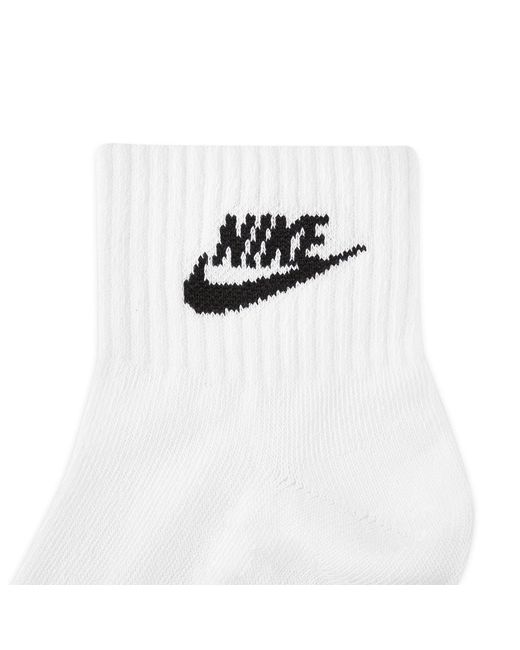 Nike White Everyday Essential Ankle Socks (3 Pairs)