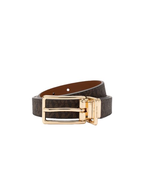MICHAEL Michael Kors Brown Mmk 20Mm Lg Rev Belt Ld64