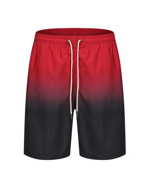 Hot Tuna Red Fade Swim Shorts for men