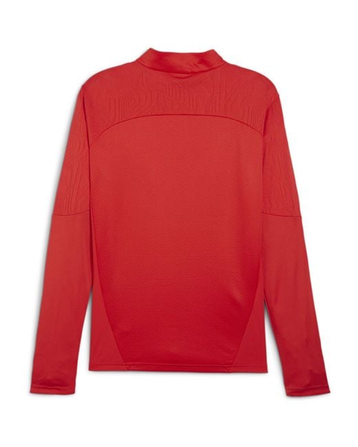 PUMA Red Teamfinal Training 1/4-Zip Fleece for men