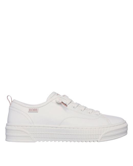 Skechers White Low-Top Trainers