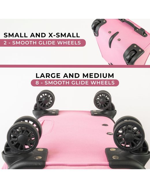 A2B Pink Odyssey Cabin Case Lightweight Carry On Luggage