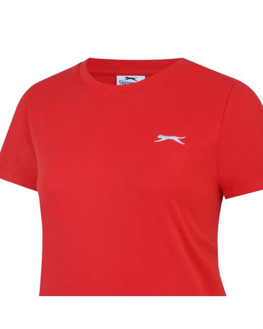 Slazenger 1881 Red Crew Neck Tee