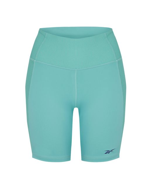 Reebok Blue Les Mills Ribbed Compression Shorts