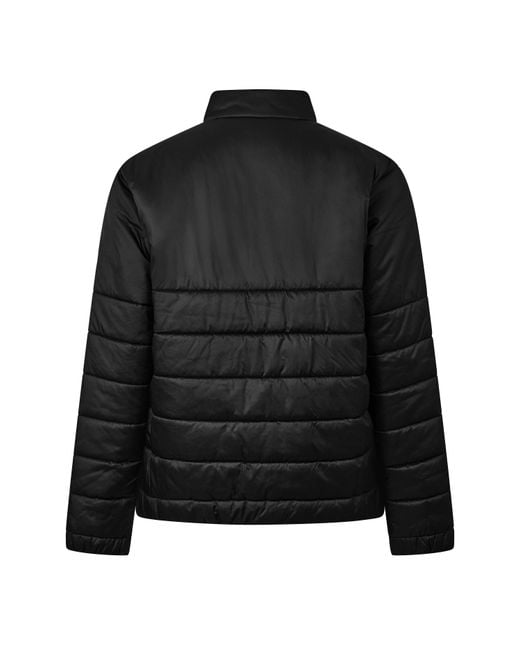 PUMA Black Logo Patch Padded Coat for men