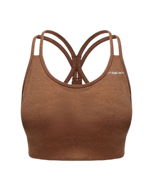 La Gear Brown Seamless Bra