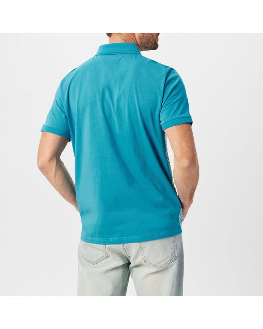 Original Penguin Blue Short Sleeve Breathable Polo Shirt for men