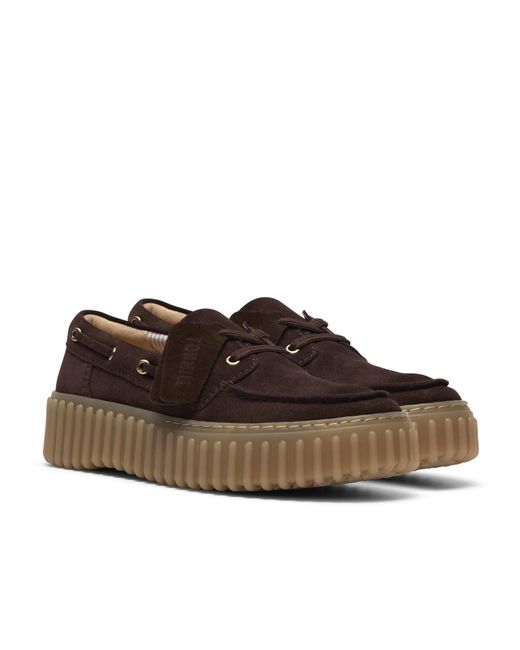 Clarks Brown Moc Toe Formal Shoes