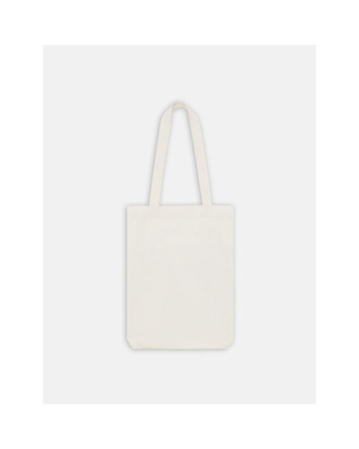 Dickies White Logo Tote Bags