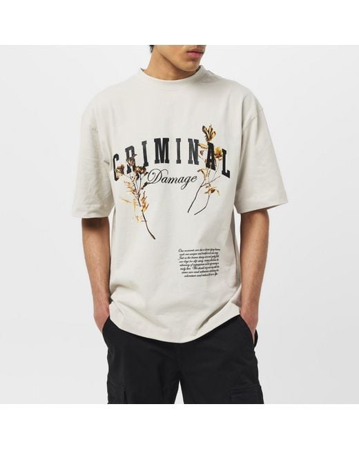 Criminal Damage White Gift Of Life T-Shirt