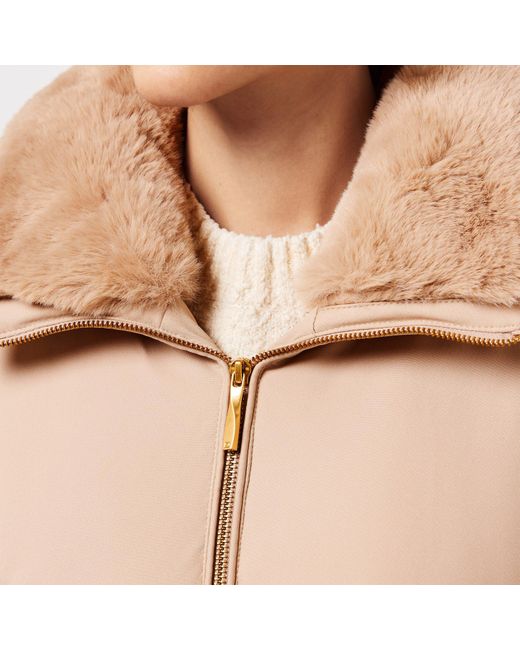 Donna Karan Natural Dkaran Short Lightweight Puffer Jacket
