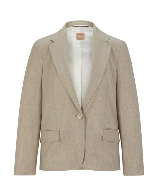 Boss Gray Jocalua15 Suit Jacket