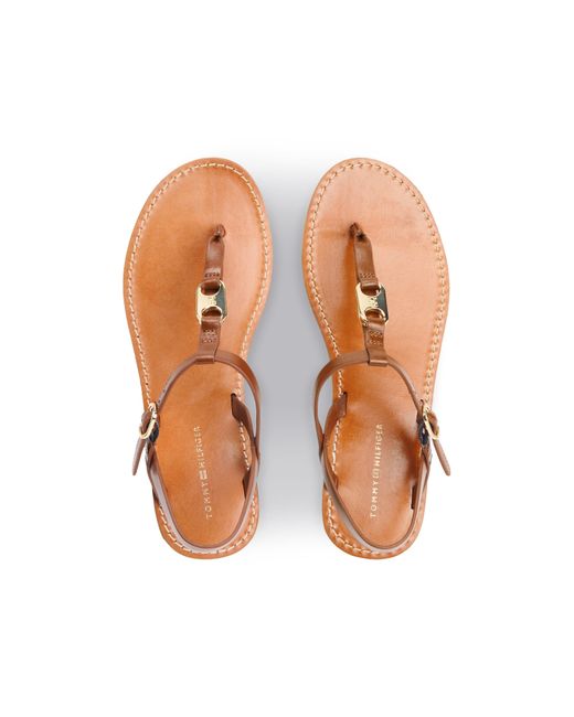 Tommy Hilfiger Pink Flat Sandals