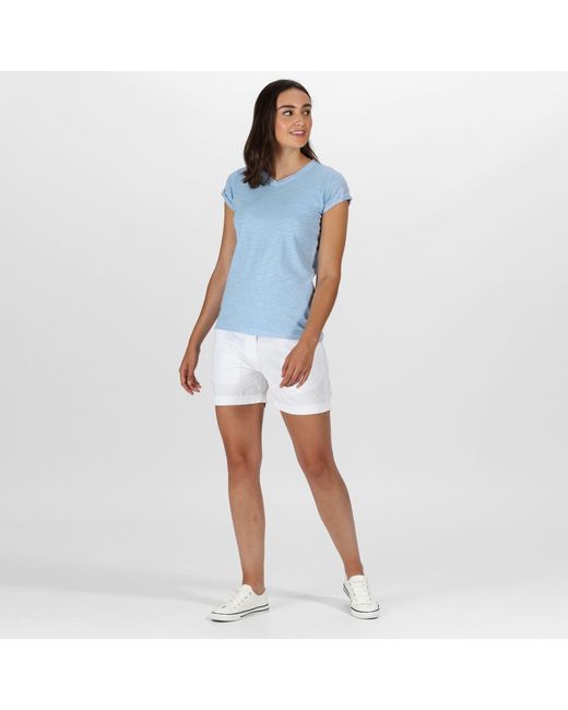 Regatta White Pemma Shorts