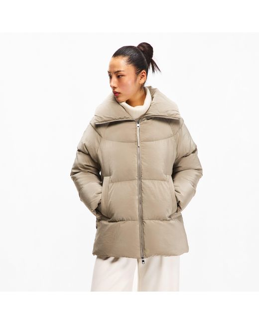 Varley Gray Valencia Down Puffer Coat