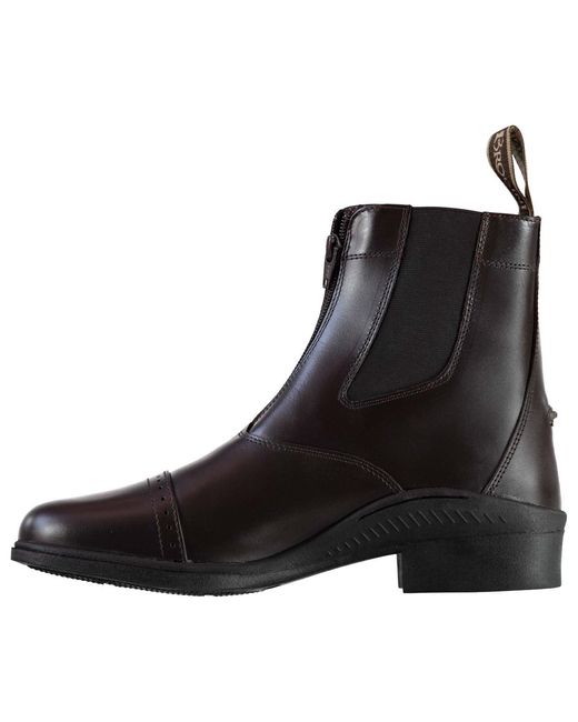 Brogini Brown Tivoli Zip Jodhpur Boots