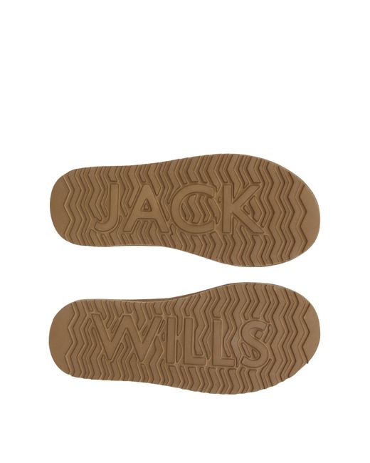 Jack Wills Natural Mule Slippers