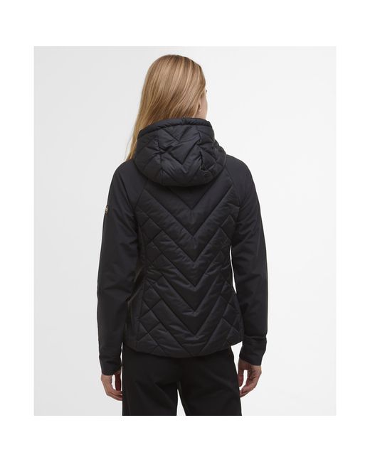 Barbour Black Dakota Quilted Sweatshirt