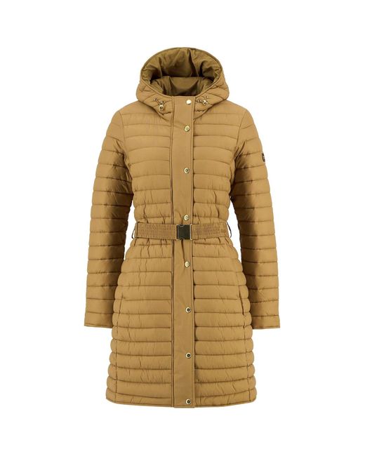 Barbour Natural Longline Jada Puffer Jacket