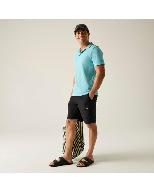 Regatta Black Blanmont Quick-Drying Swim Shorts for men