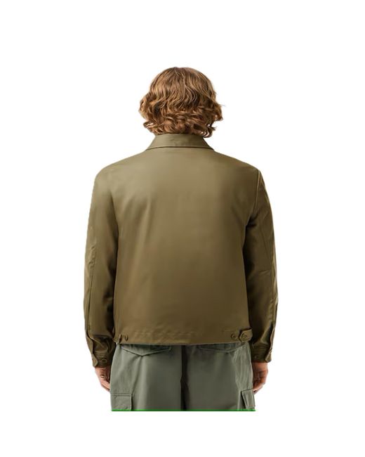 Lacoste Green Shorts Bomber Jacket for men