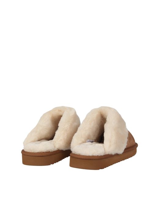 Jack Wills Brown Mule Slippers Ladies