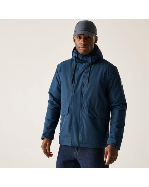 Regatta Blue Sterlings Waterproof Insulated Jacket for men